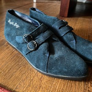 Vintage Bugle Boy Blue Suede Shoes size 7 (women’s)